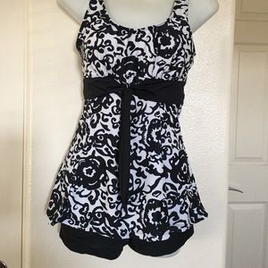💖Small size Tankini Boyshort swimsuit